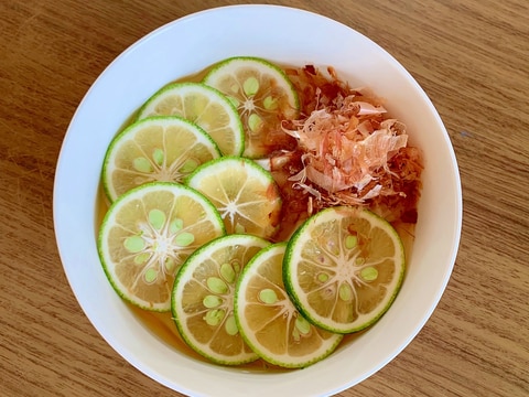 かぼすうどん